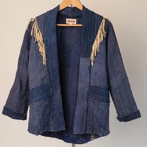 Anthropologie - Pepin Cotton Fringe Jacket